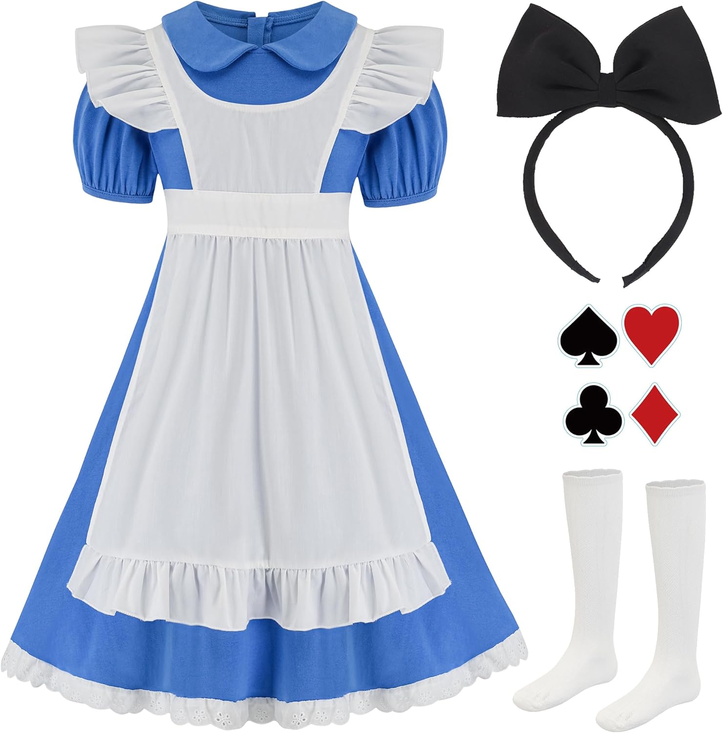 HMPRT Halloween Costume for Girls Peter Pan Calls-Ar-row Dress
