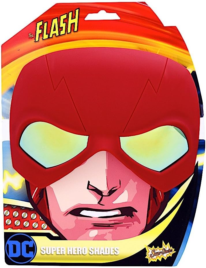 Sun-Staches DC Comics Flash Sunglasses - UV400ProtectYourLook - One Size Fits Most
