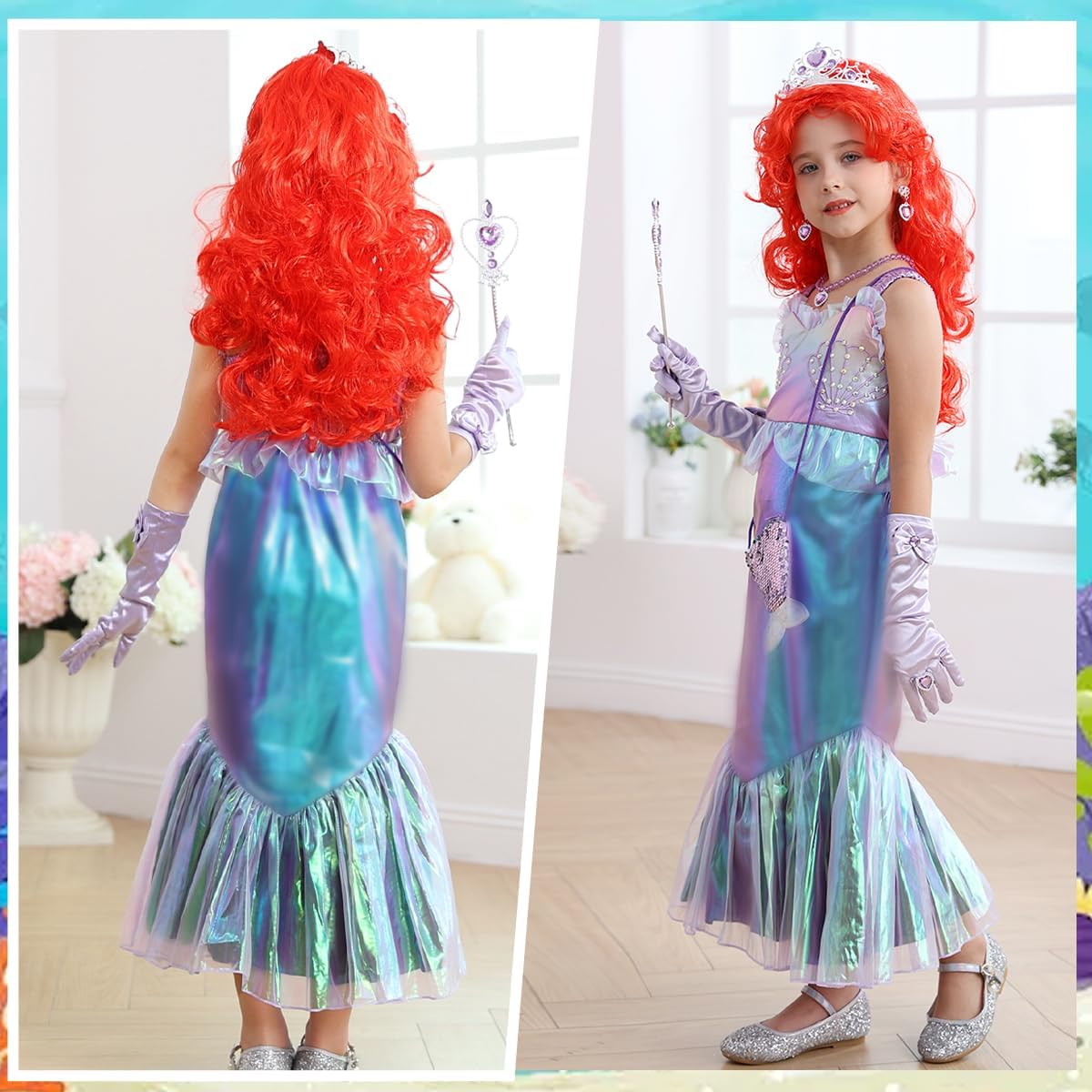 Mermaid Princess Little Mermaid Costume for Girls