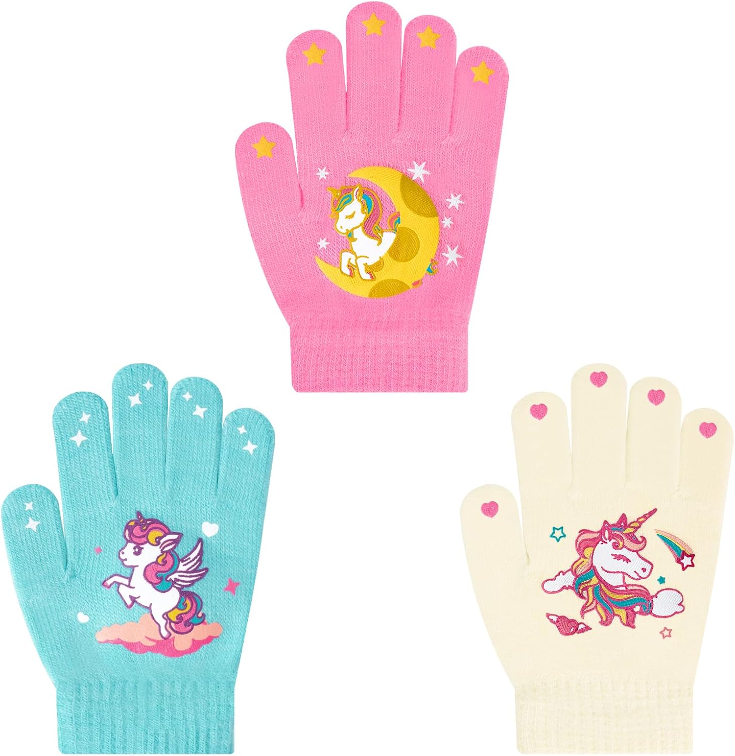 Knitted Winter Gloves for Kids