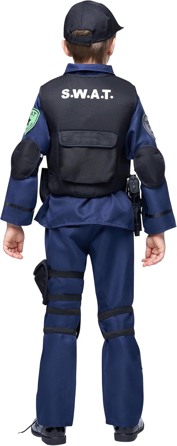 Spooktacular Creations Police SWAT Costume for Kids Halloween Party Costume
