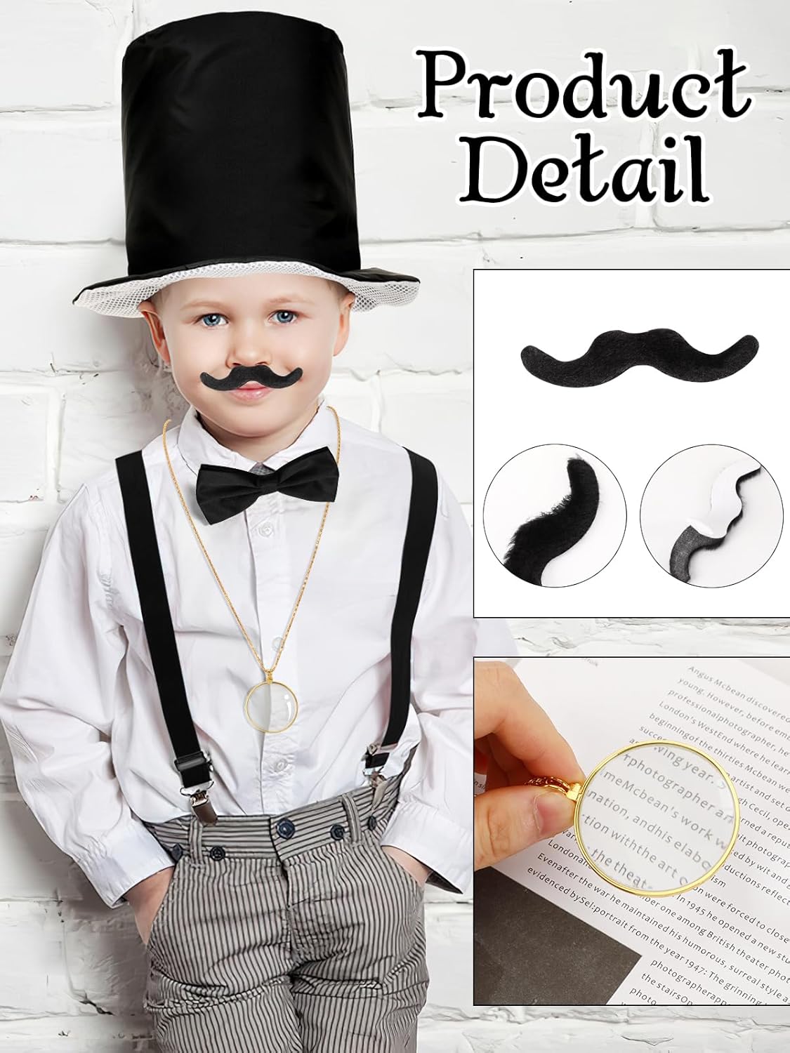 Gatsby 1920s Cosplay Accessories Mens Gentleman Set