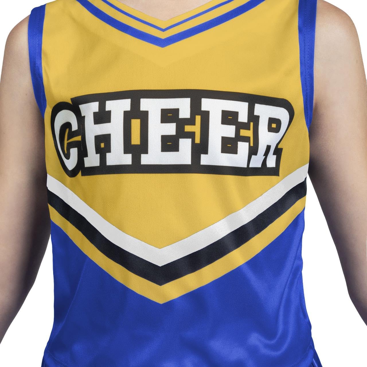 Girls Cheerleader Costume Set with Accessories for Halloween
