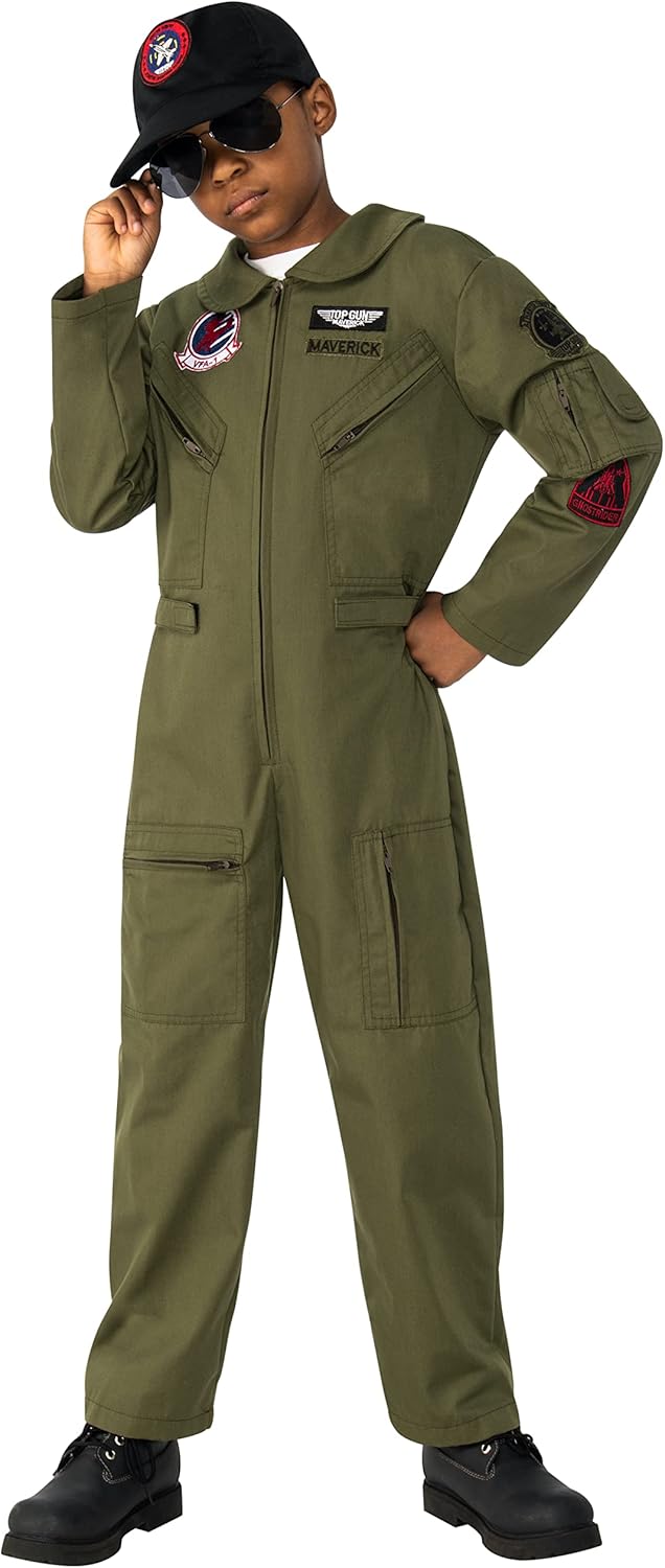 Top Gun Maverick Flight Suit Kids