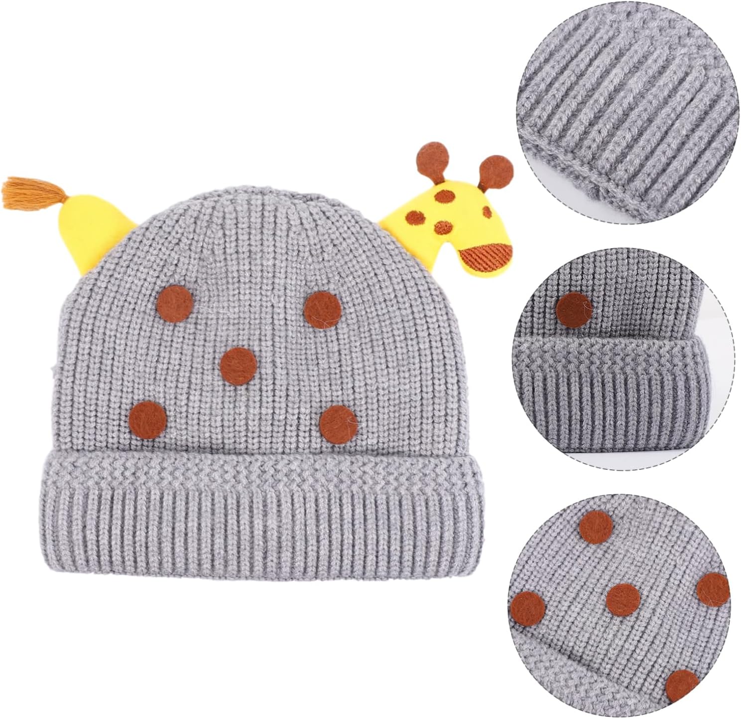 Warm wool beanie for toddlers