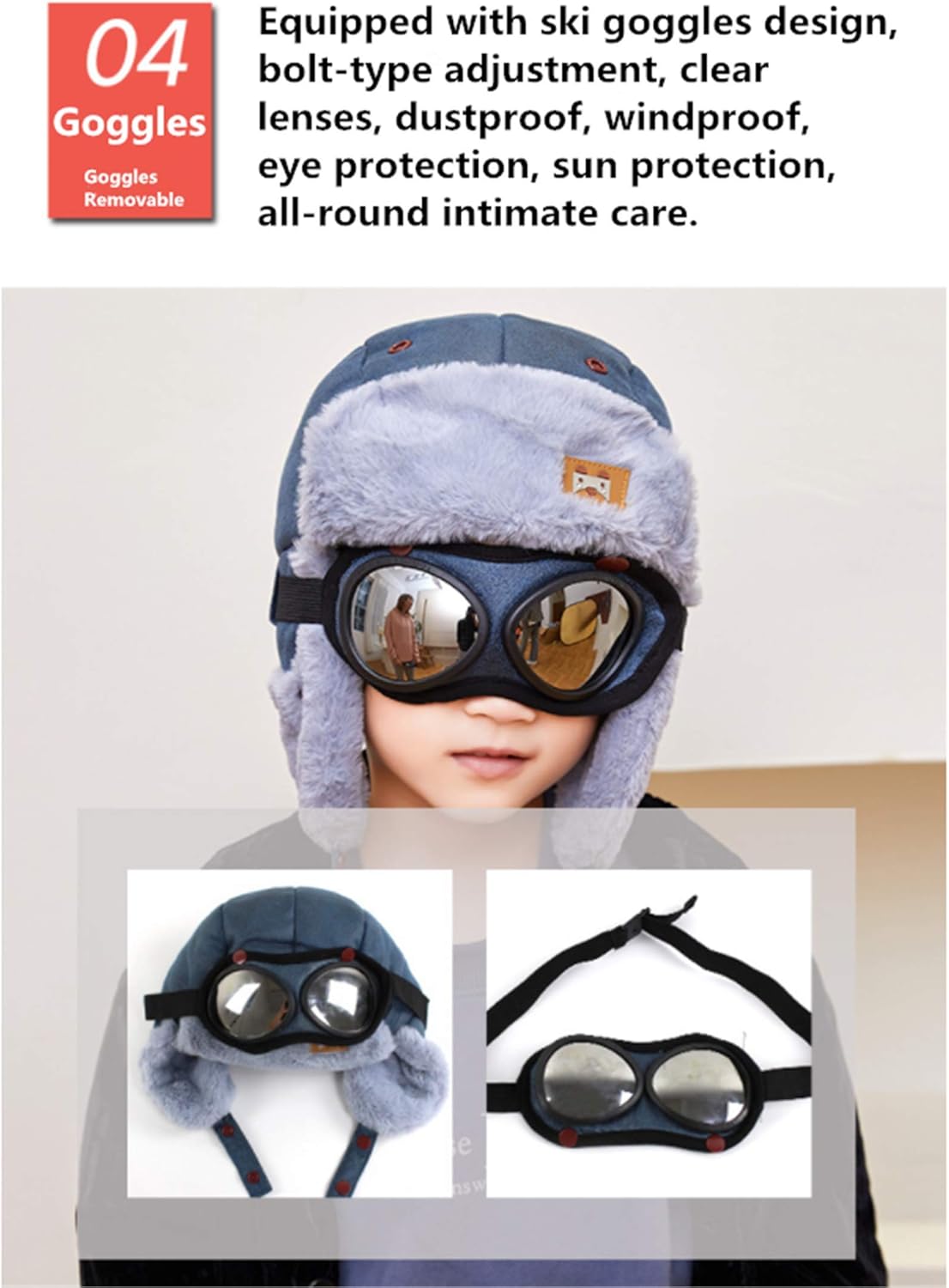 4-in-1 Winter Hat for Kids - Stay Warm and Stylish