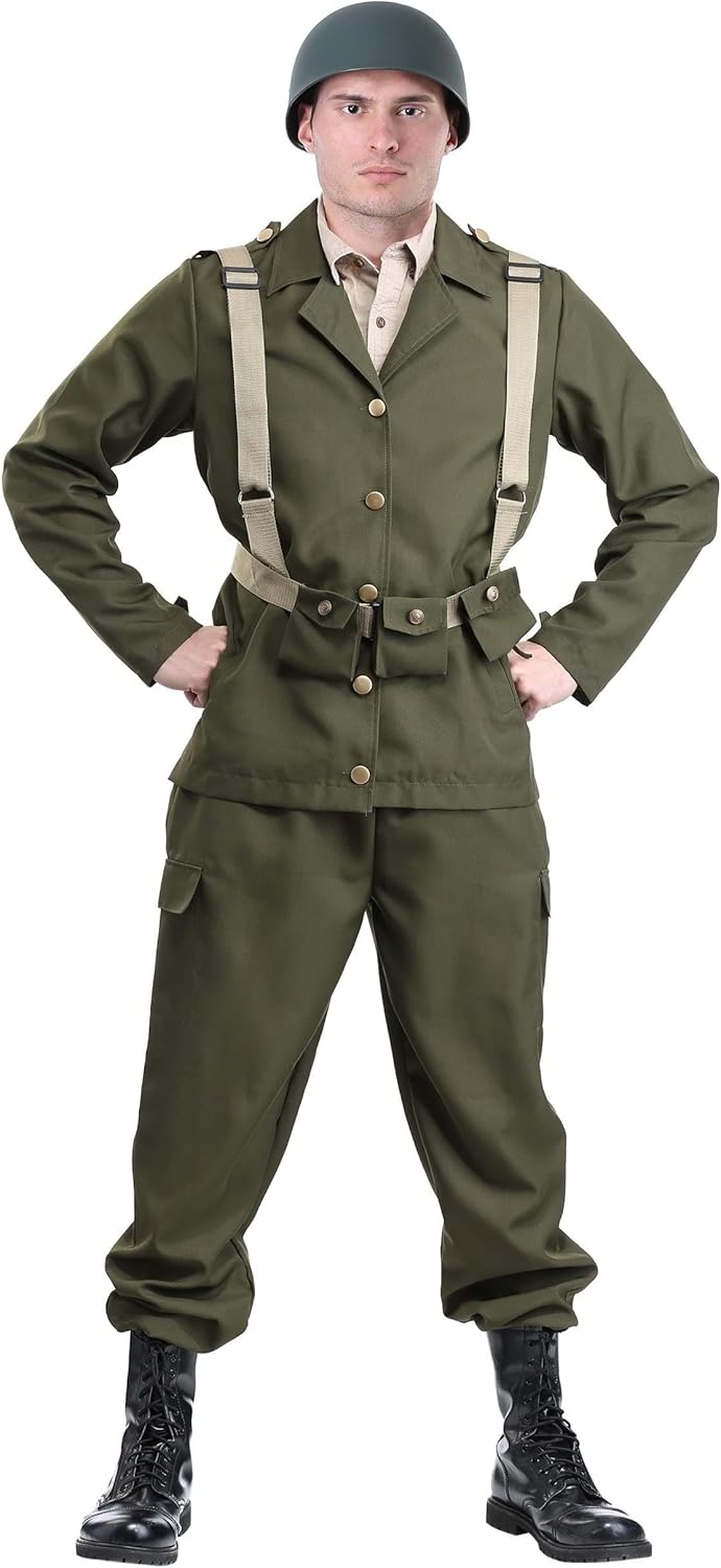 Stylish WW2 Soldier Costume for Men