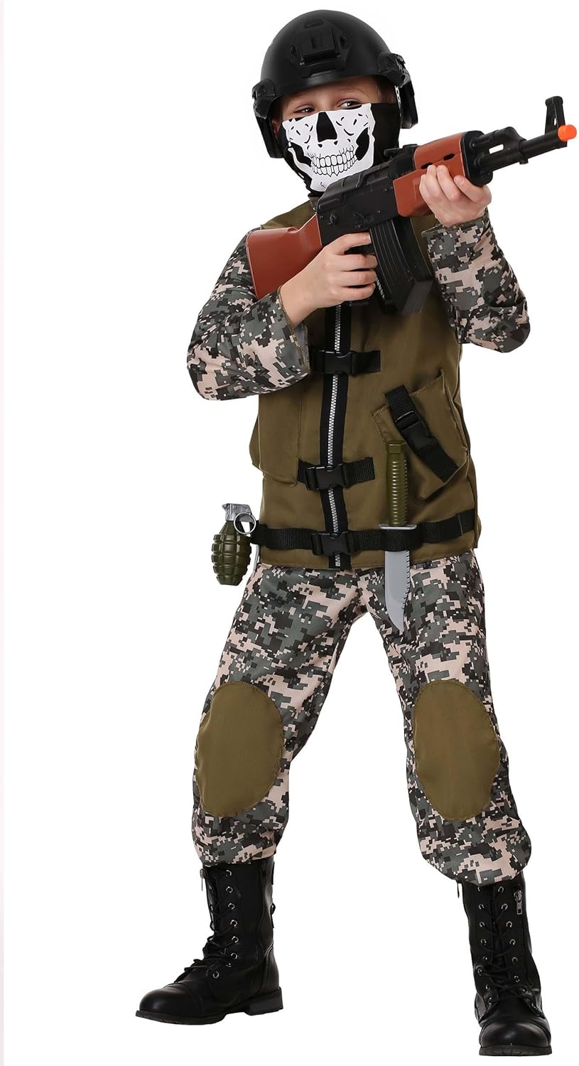 Kids Camo Trooper Costume