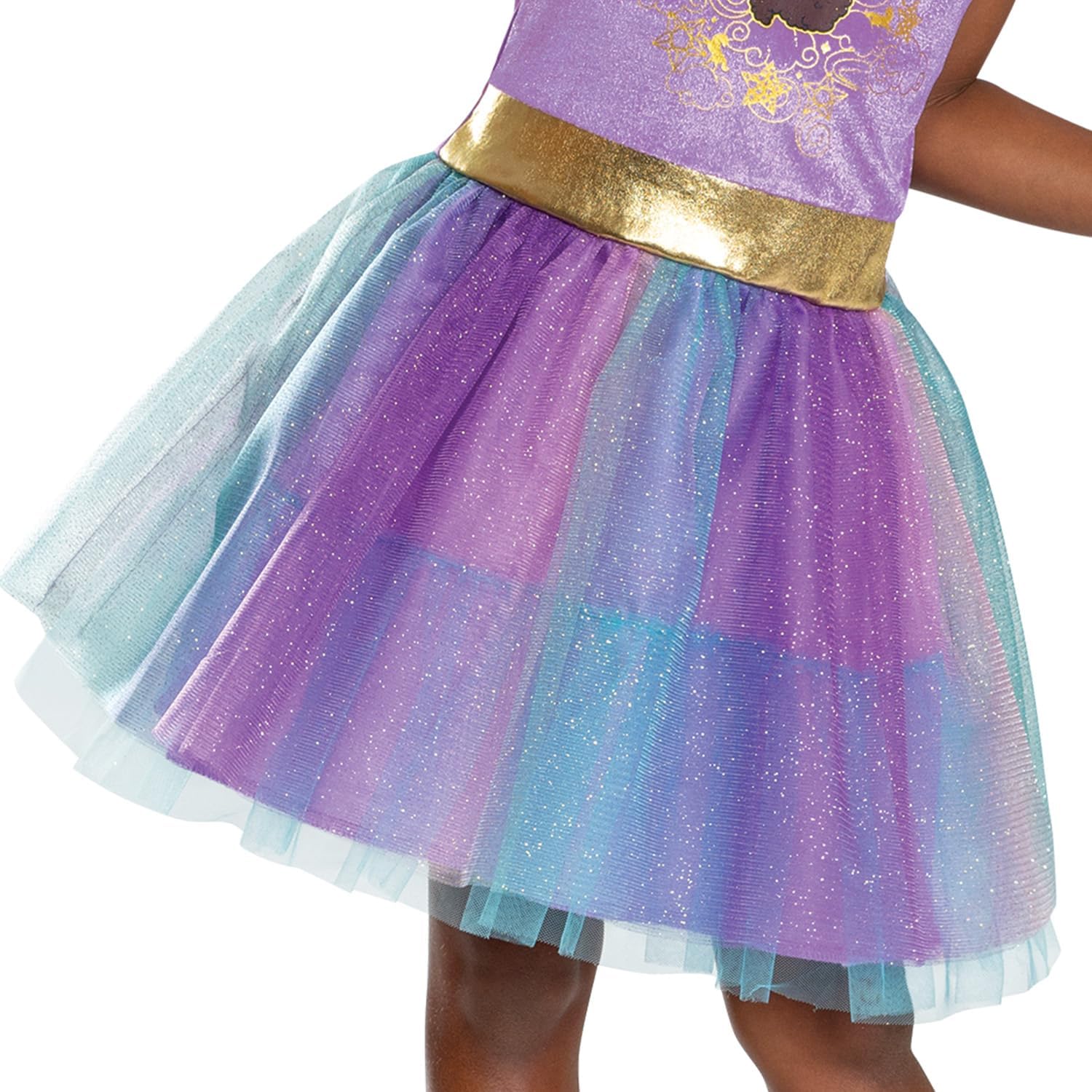 Disguise Girls Afro Unicorn Halloween Costume with Headband