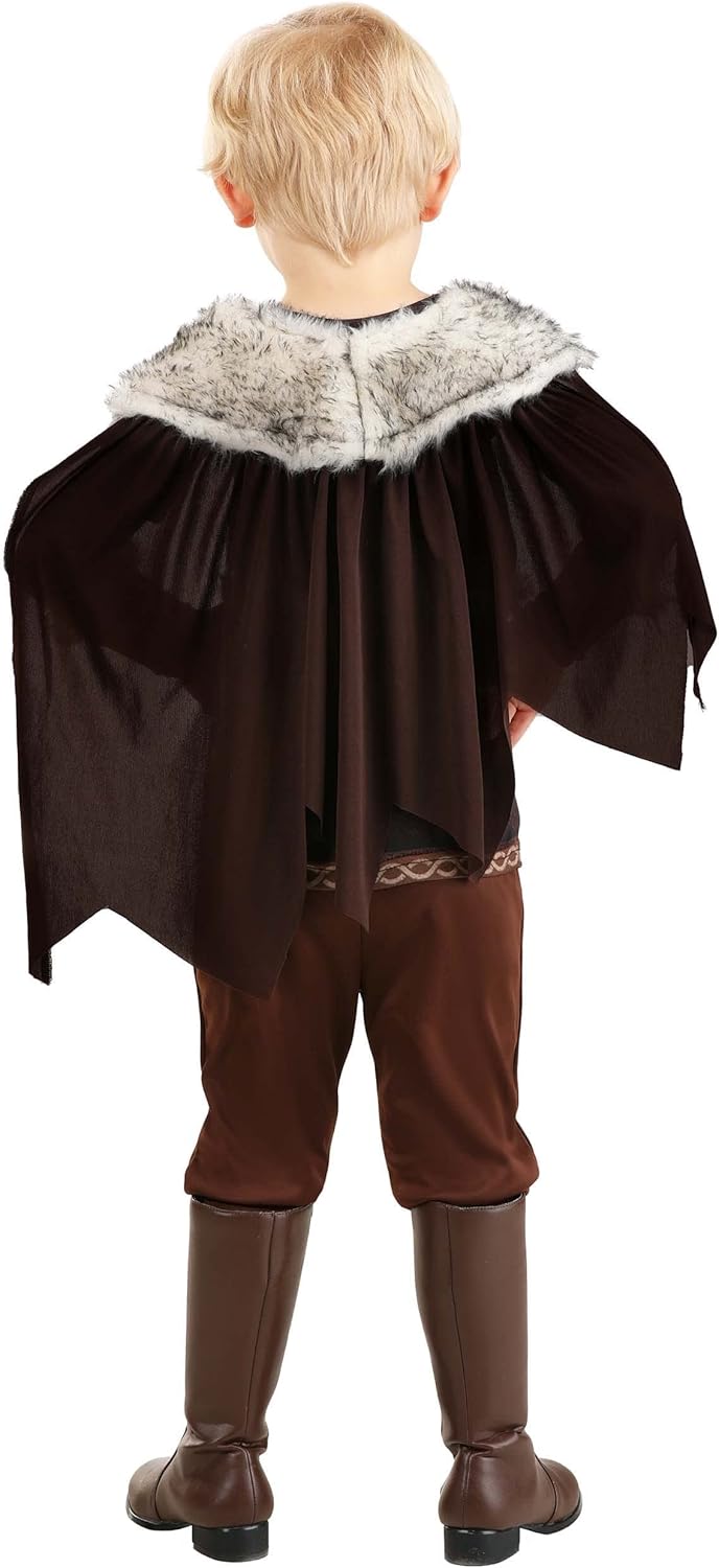 Victorious Viking Boy Costume - Tunc Pants Belt Cape Wrist Cuffs