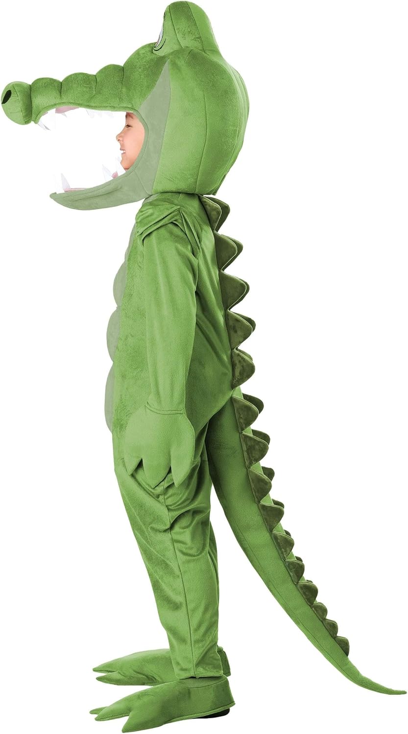 Adventurous Kids Tick-Tock the Crocodile Costume Halloween Jumpsuit Built for Fun