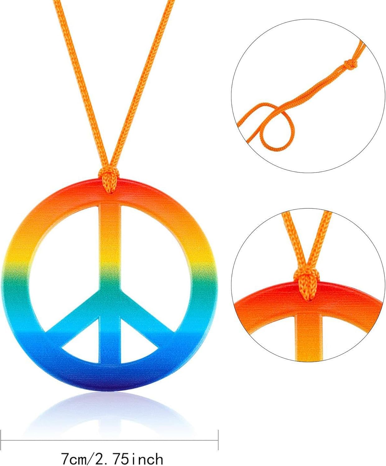 Boys 4-Piece Hippie Costume Set