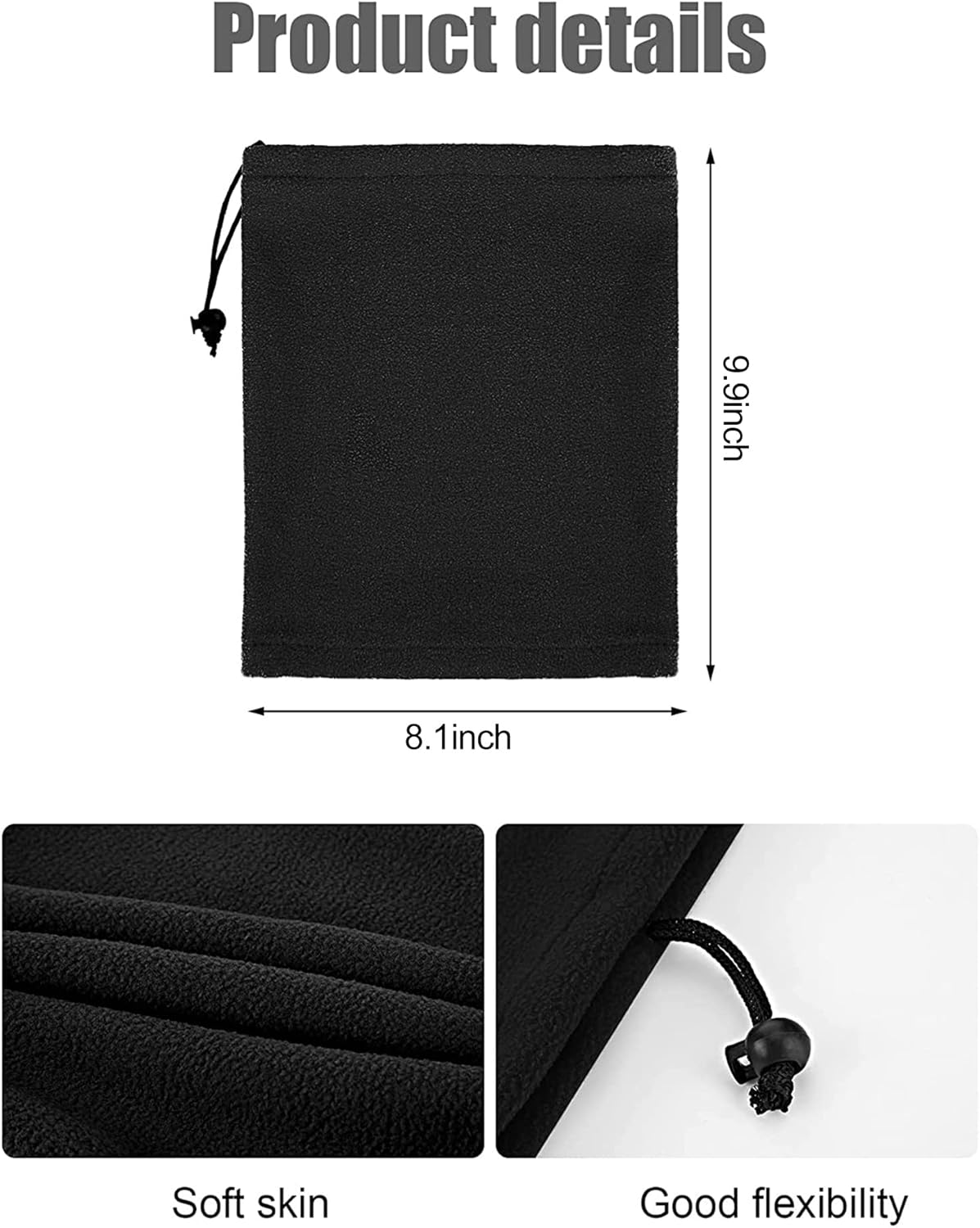 4-Piece Kids Winter Neck Gaiters