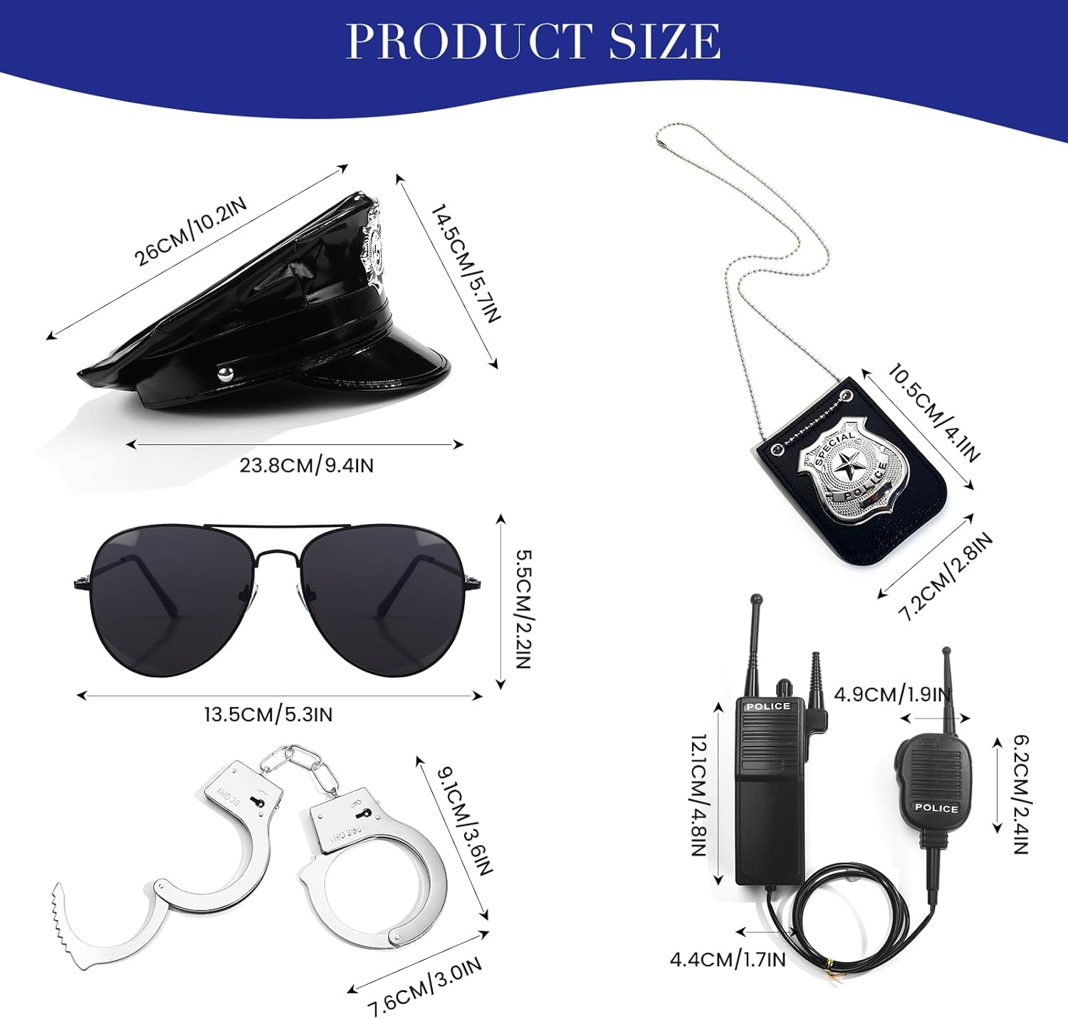Adjustable Police Costume