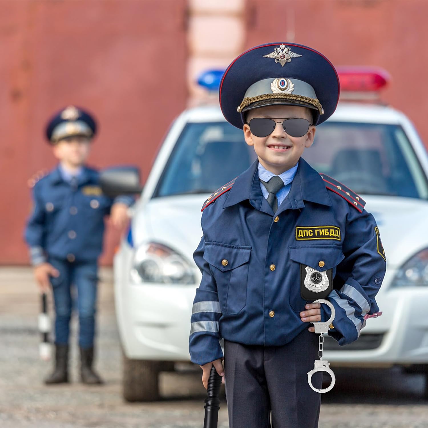 Police Costume Accessories for Kids Role-Play Essential