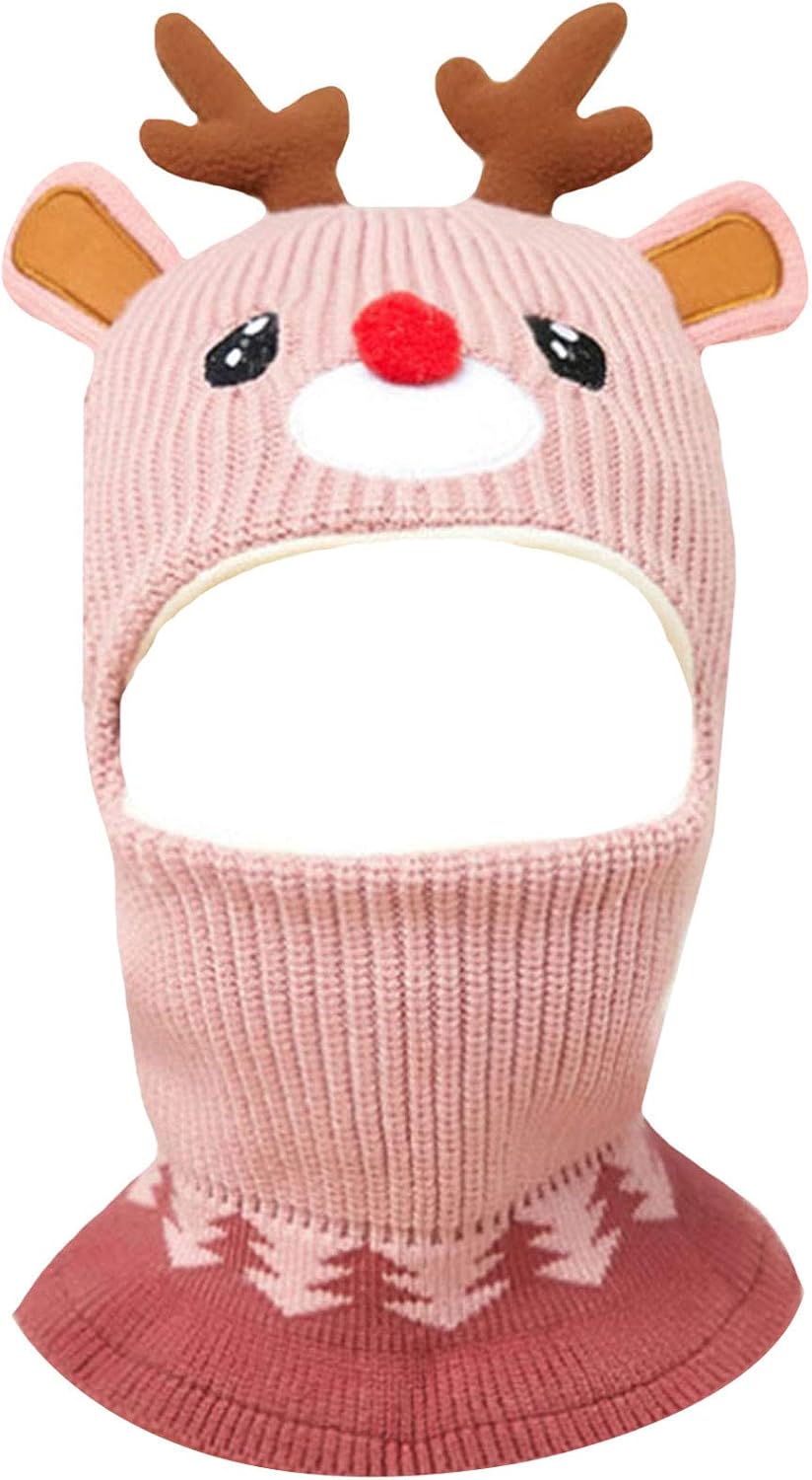 Winter Unevently Goclothod Redder Earflap Hat for Girls Boys