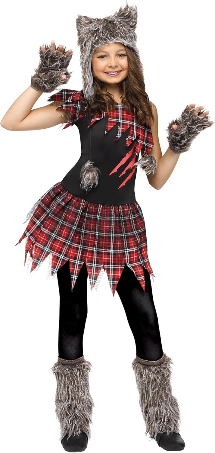 Fun World Girls Wild Wolfie Costume