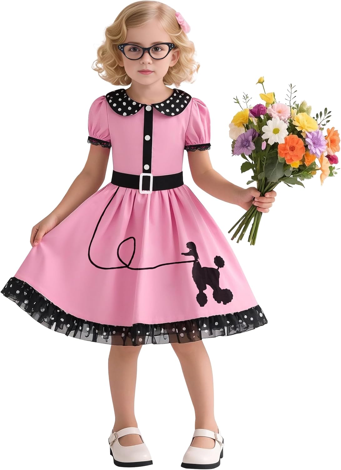 1950s Poodle Cutie Costume for Girls