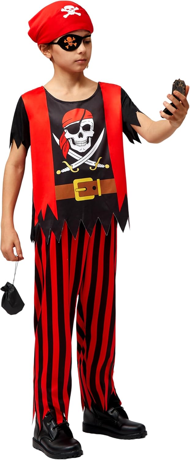 Spooktacular Kids Pirate Costume Set - Halloweenessential for Toddlers