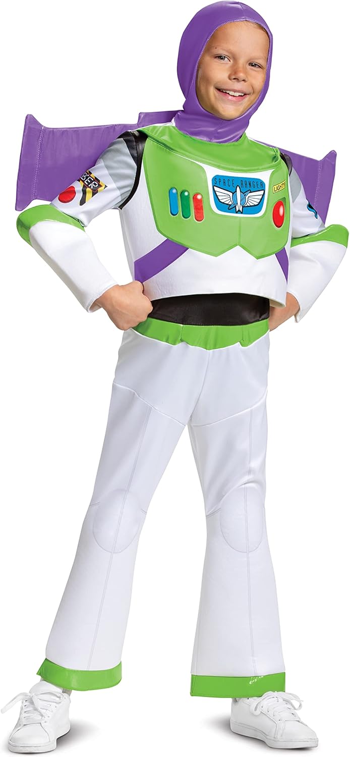 Buzz Lightyear Costume for Boys Disney Pixar Toy Story 4 Deluxe