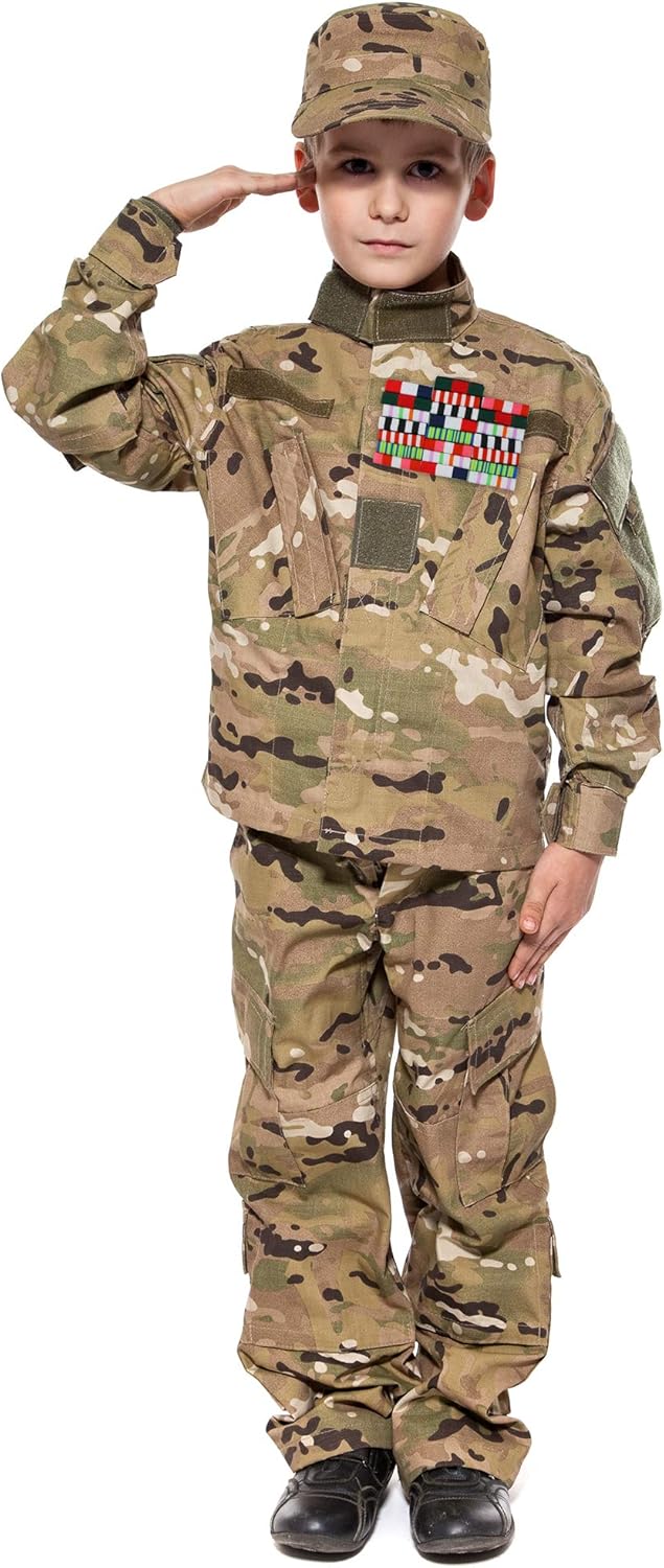 Skeleteen Military Combat Medal Ribbon Pin