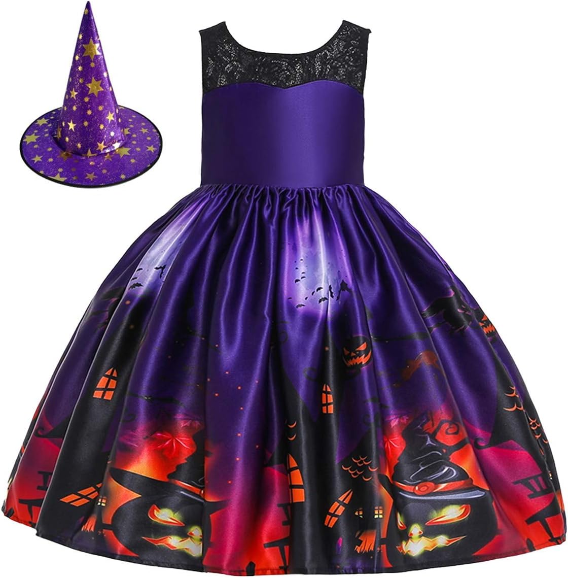 Myrisam Kids Spooky Halloween Costume Dress