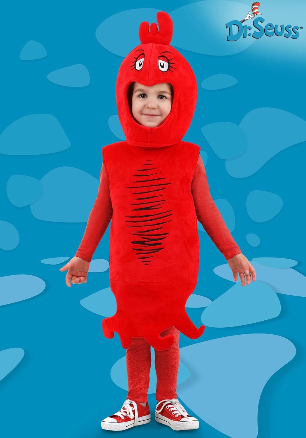 Dr Seuss Toddler Red Fish Costume