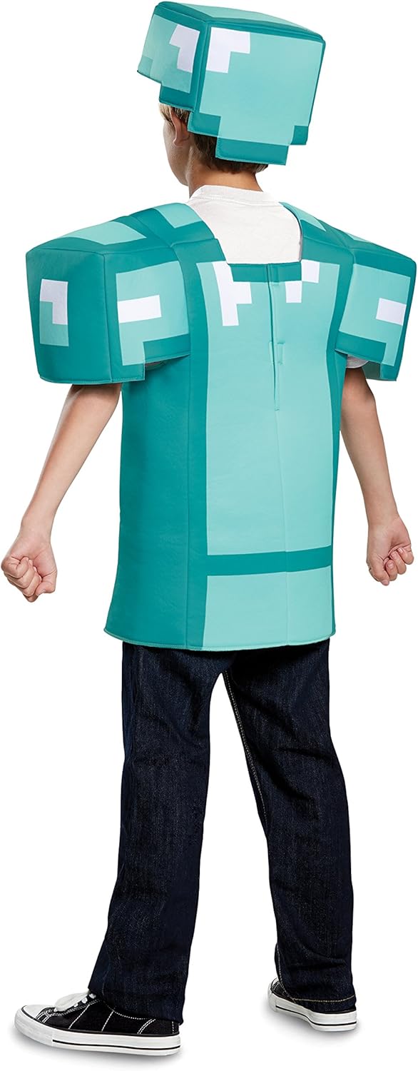 Disguise Armor Classic Minecraft Costume Blue Small 4-6