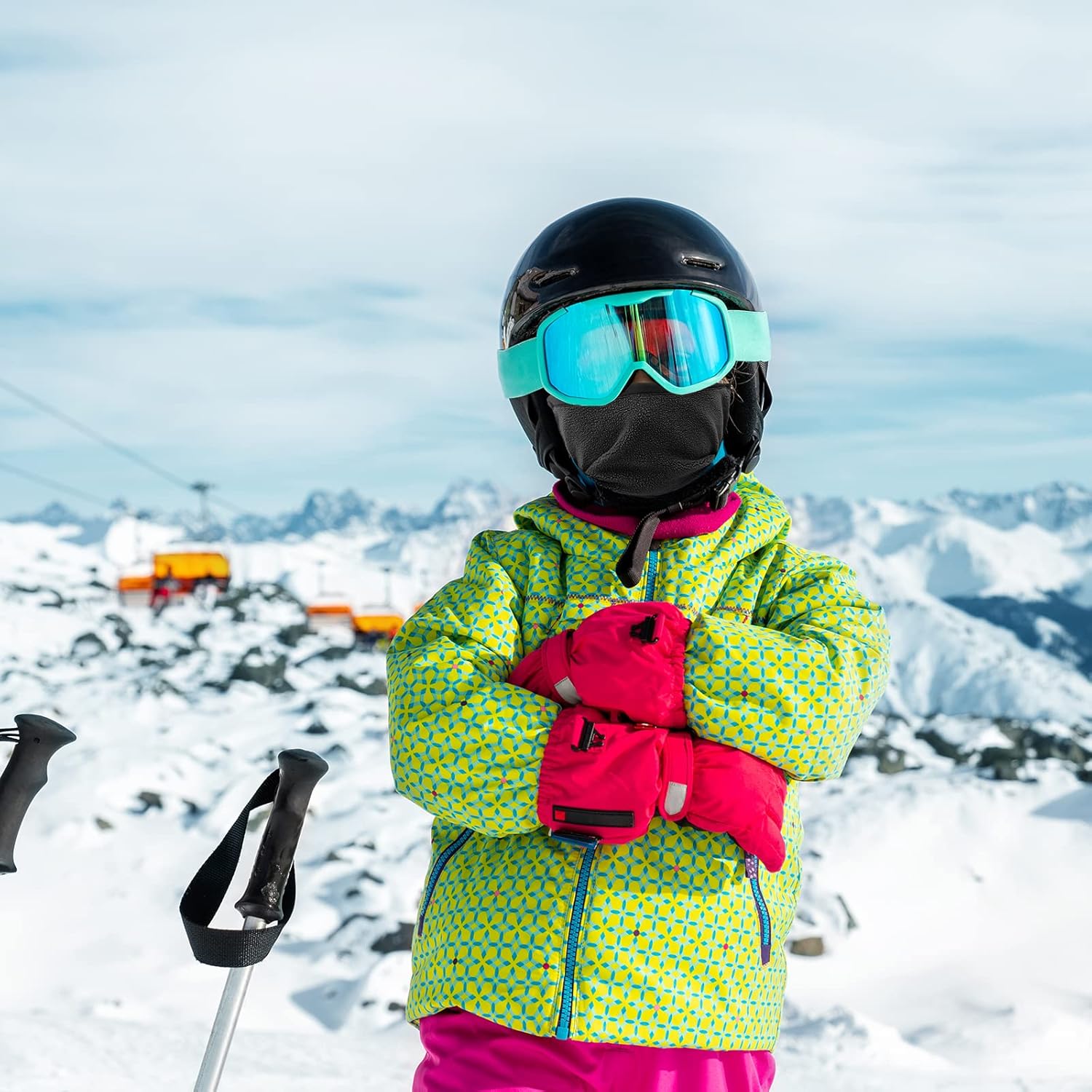 Warm Windproof Ski Mask for Kids Dymex Balaclava