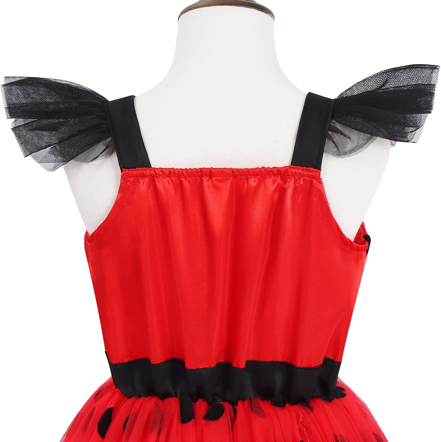 Girls Halloween LED Ladybug Costumes - Light-Up Party Dresses