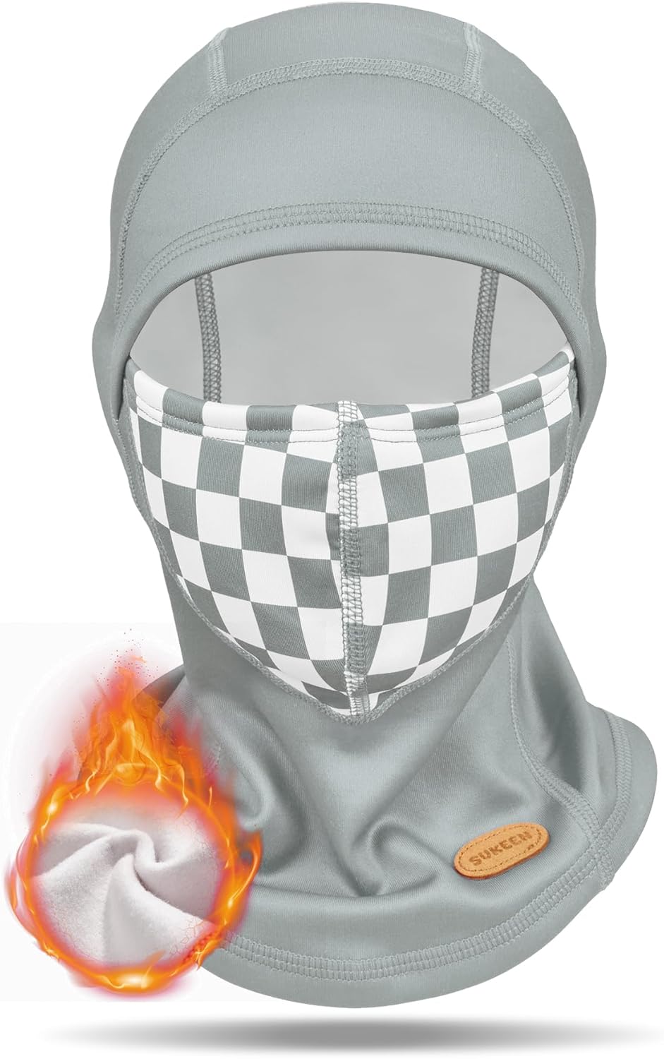 Warm Balaclava Ski Mask with Neck Gaiters for Kids - Best Winter Protection