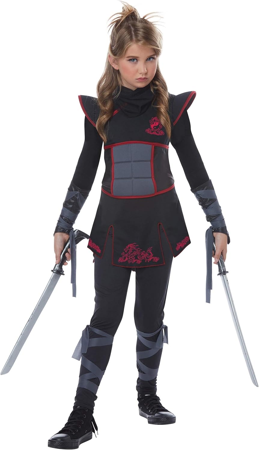 Jewel Up Girls Ninja Costume - Gem-Ready Kids Ninja Costume Free Shipping
