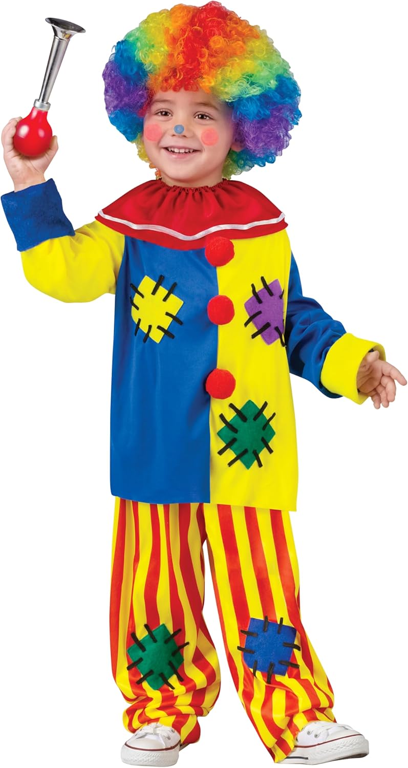 Circus Pizzaz Bright Cheery Baby Girls Big Top Clown Costume