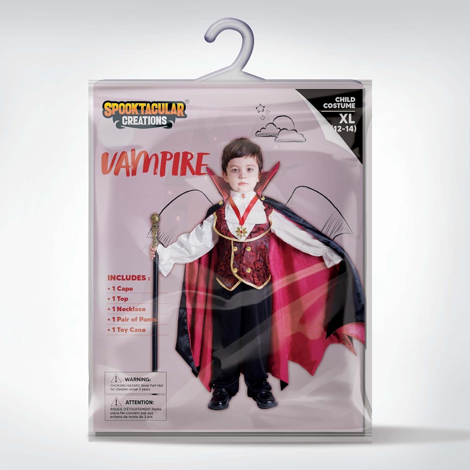 Spooktacular Kids Halloween Vampire Costume