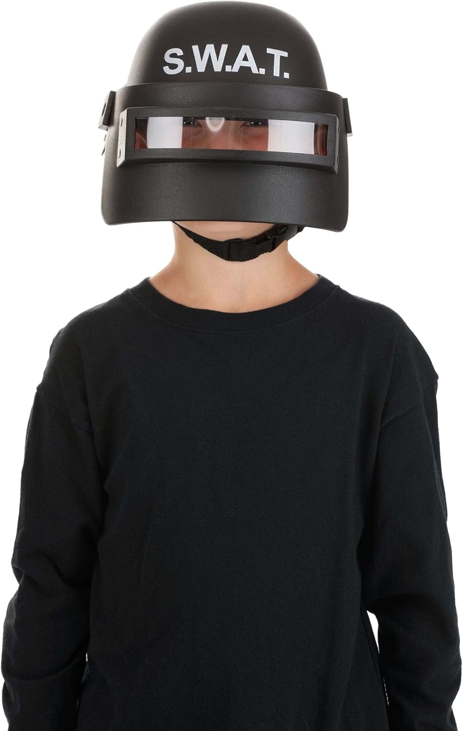 SWAT Costume Visor Helmet for Kids - Adjustable Plastic