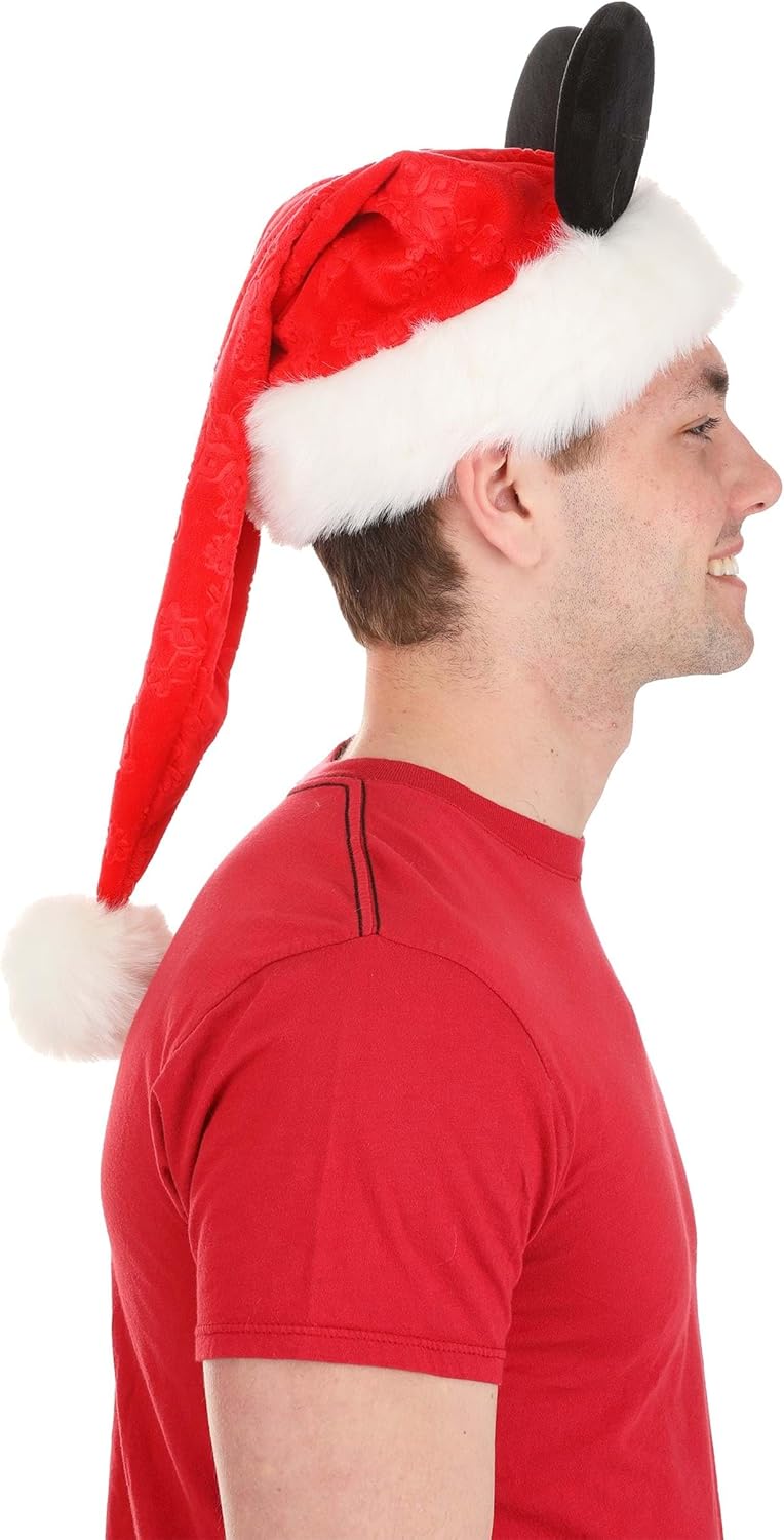 Fun Faux Fur Disney Santa Hat Ears Velour
