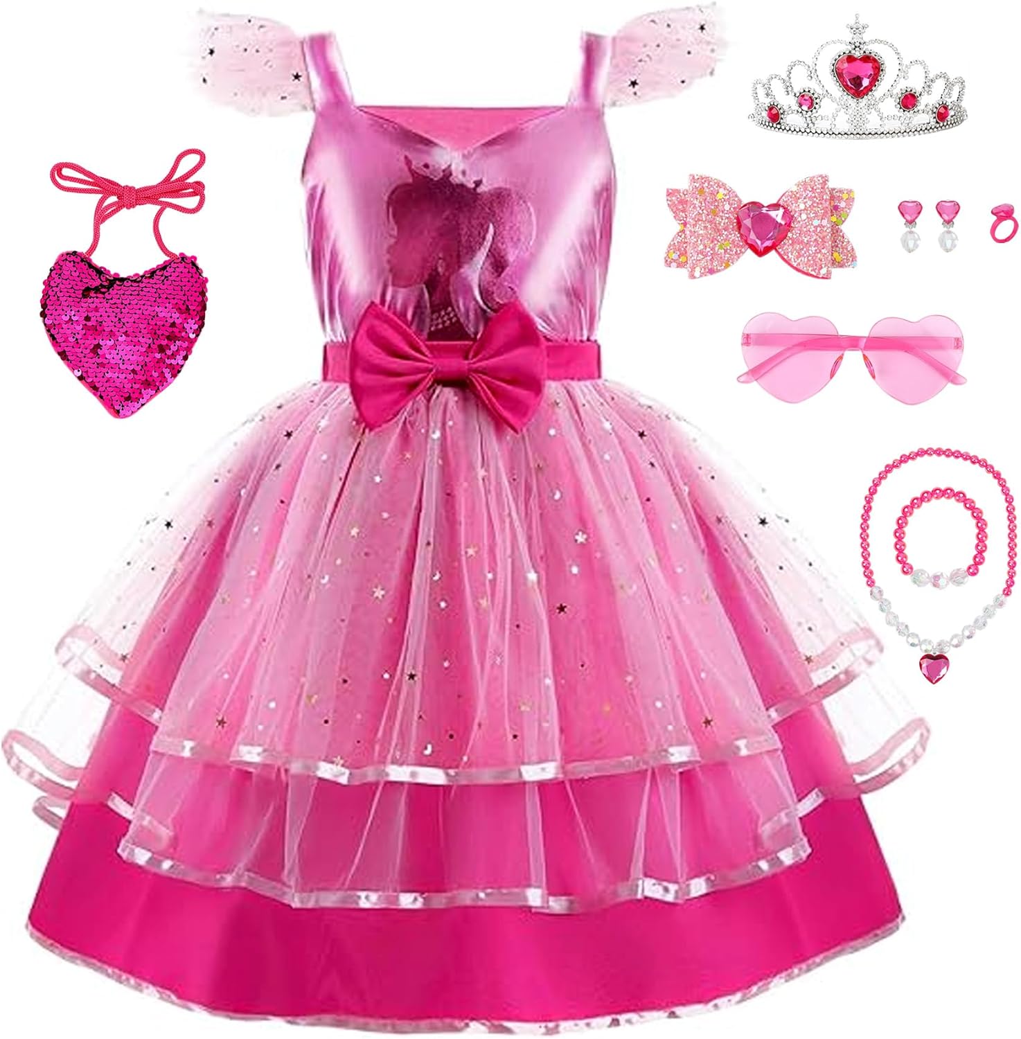 WYB Petite Gown Girls Costume Dress Cosplay for 4-10 Years