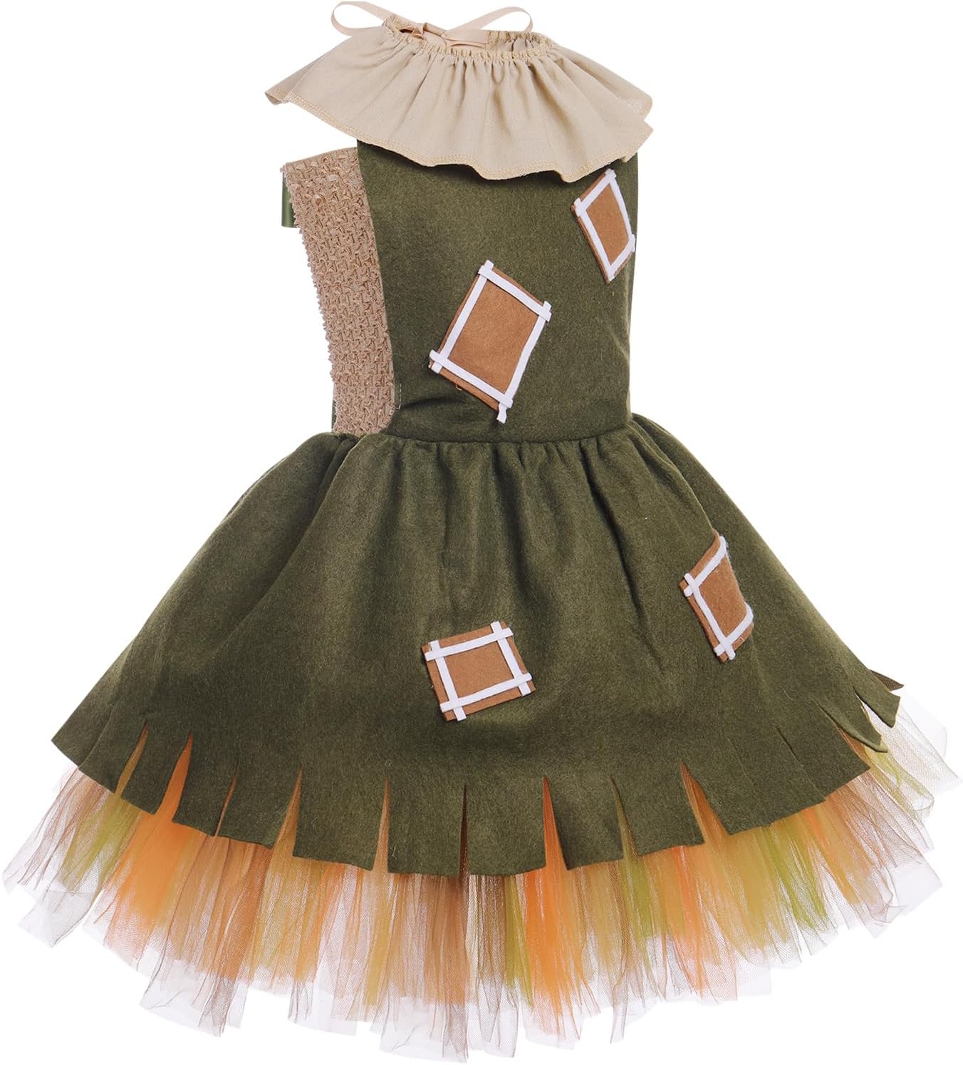 Elegant Ruffle Tulle Halloween Costume for Girls