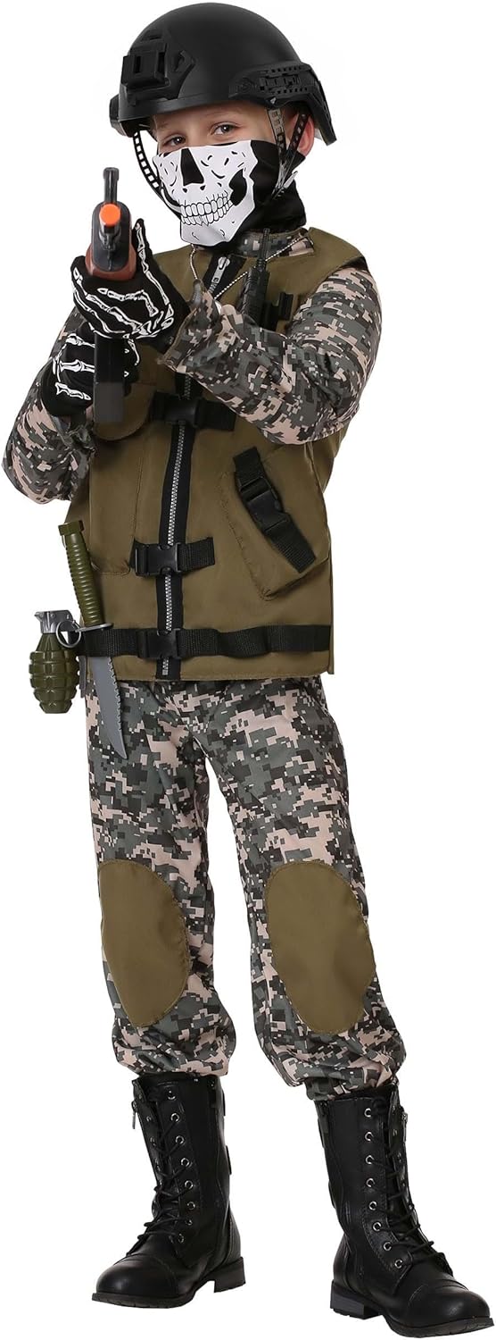 Kids Camo Trooper Costume