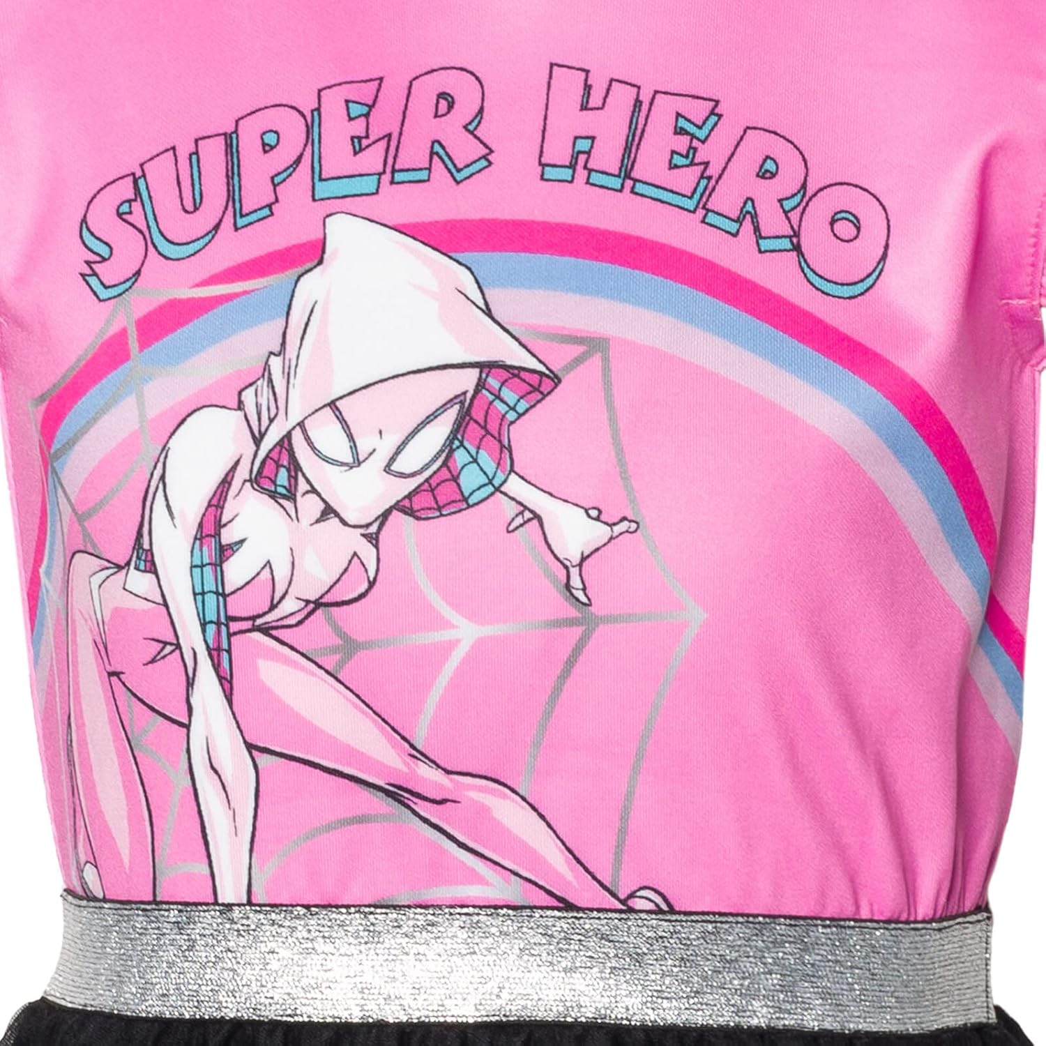 Marvel Spider-Gwen Spider Mesh Dress Pink