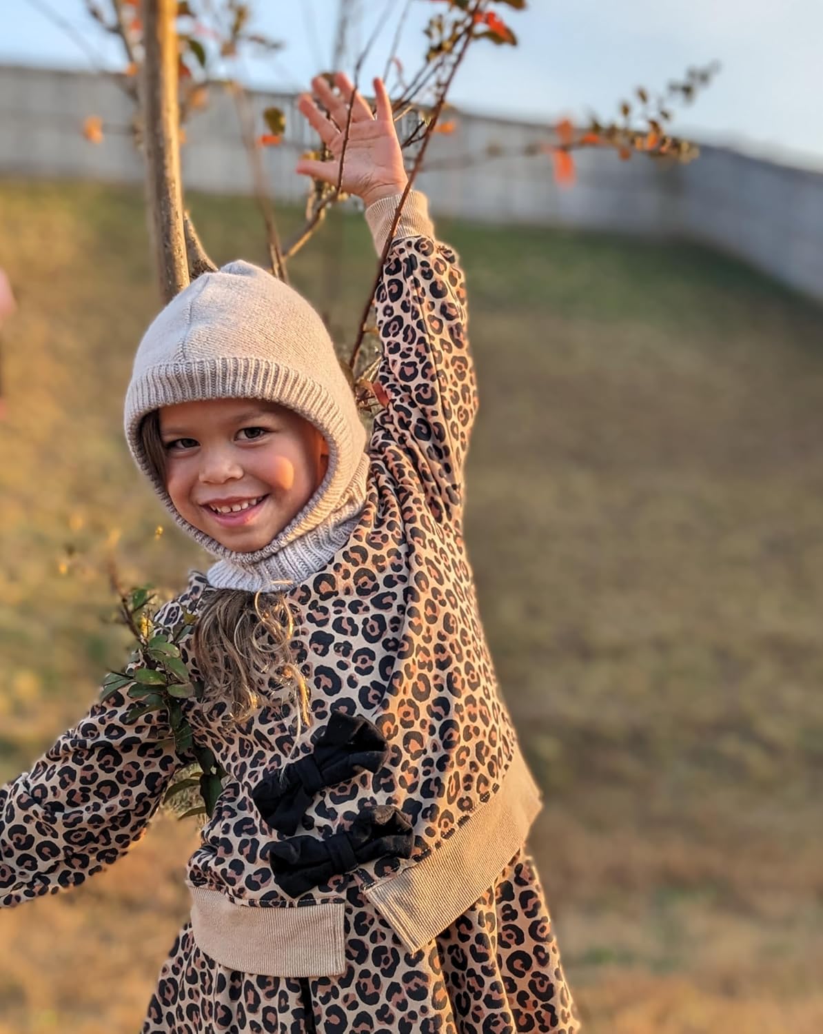 Frost Soft and Warm Cashmere Balaclava Hat for Kids