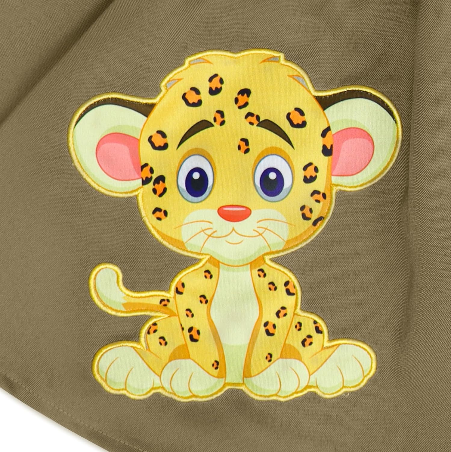 IKALI Kids Girls Zoo Keeper Costume Safari Explore Set with Tiger Print