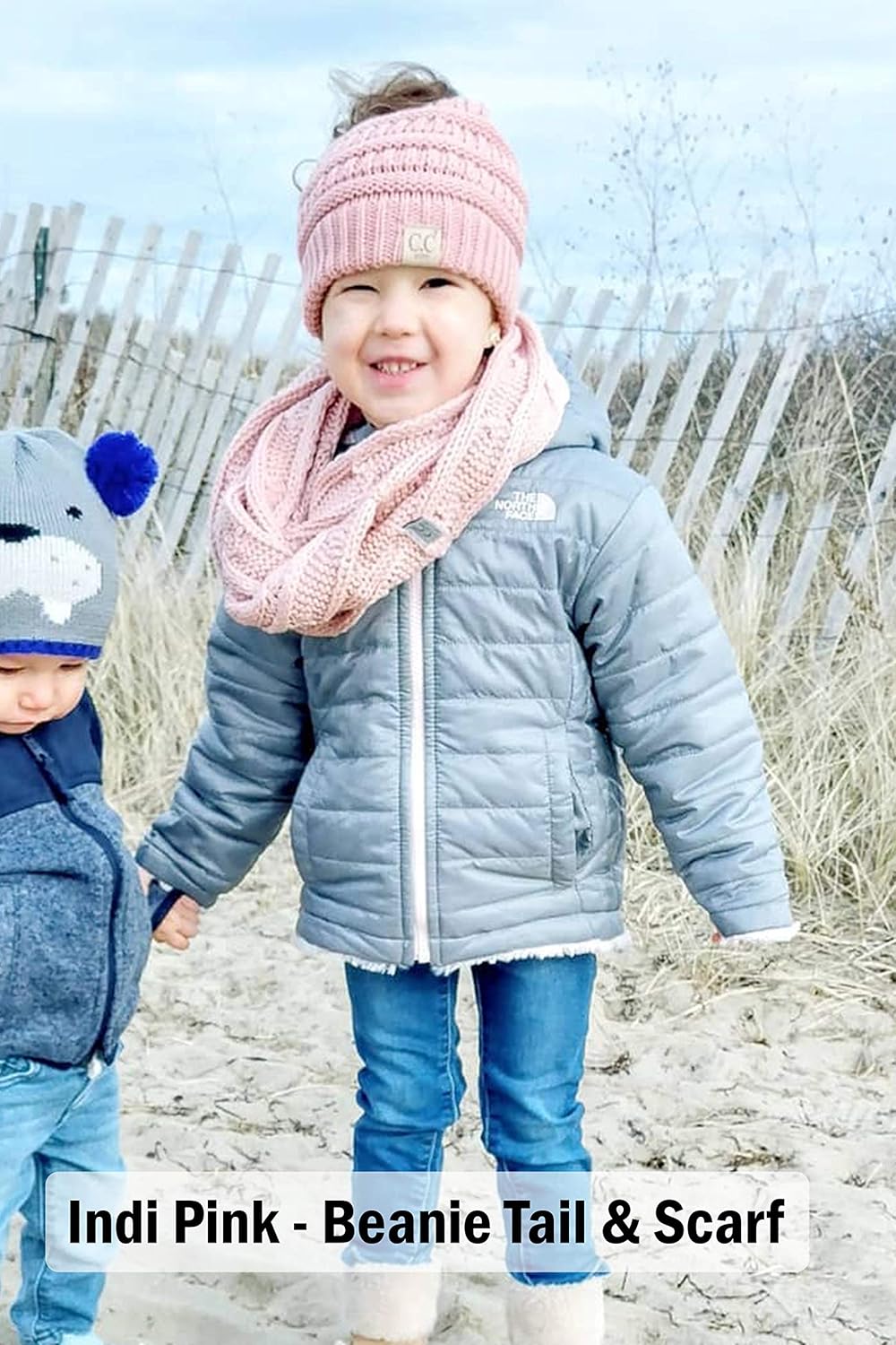 Funky Junque Kids Cozy Winter Bundle - Matching Hats Scarves Set