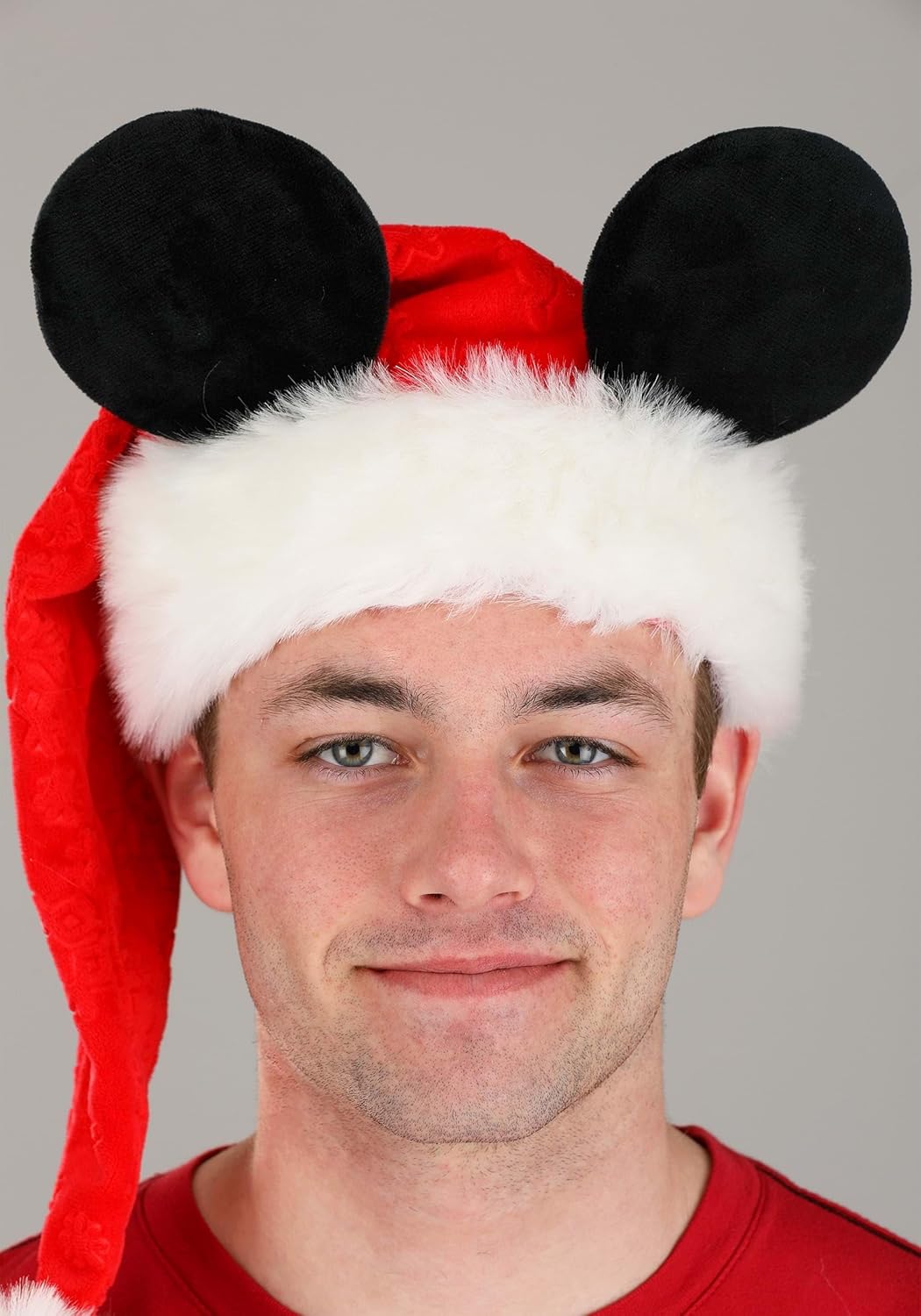 Fun Faux Fur Disney Santa Hat Ears Velour