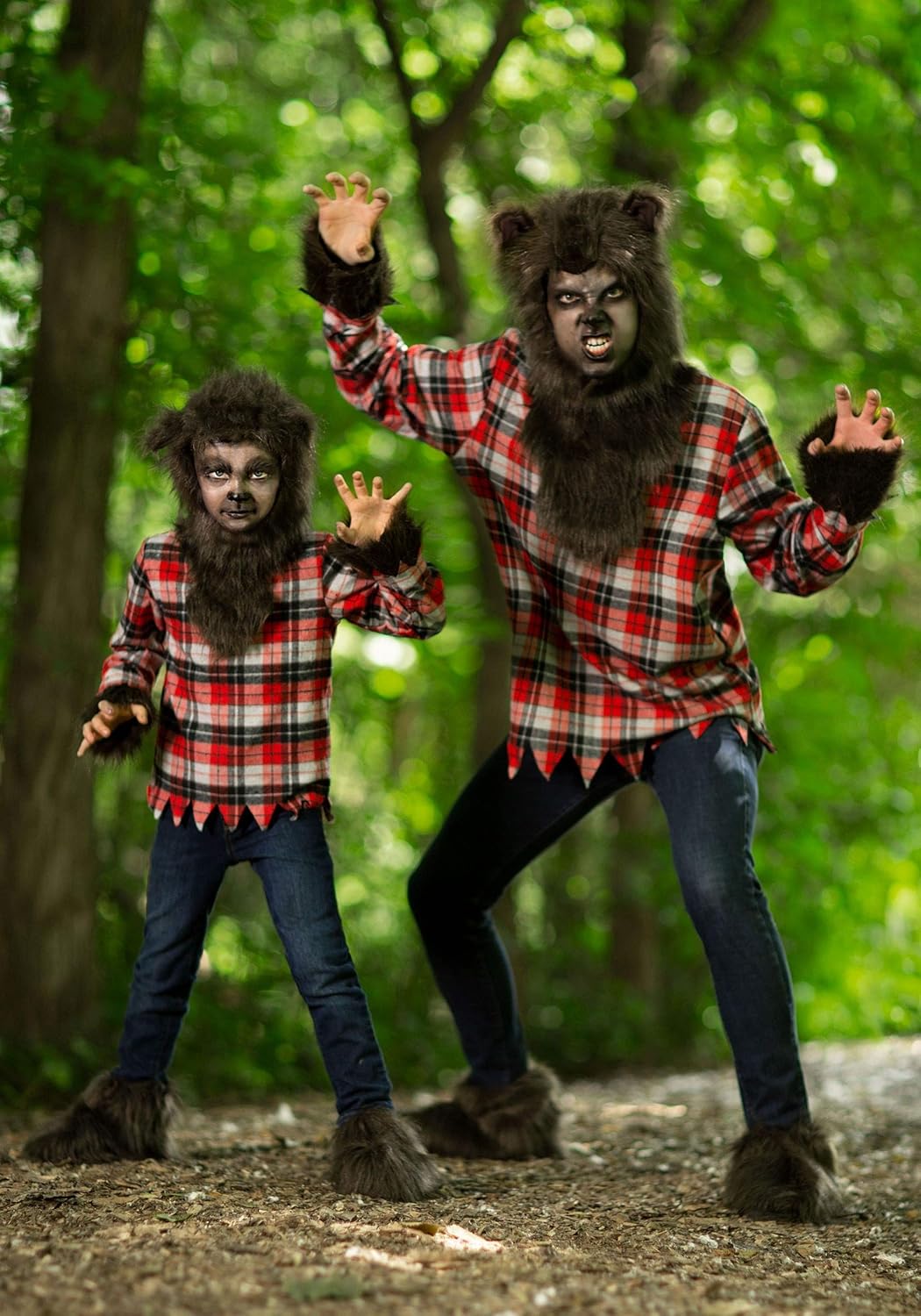 Faux Fur Werewolf Costume Kids Halloween Trick or Treat