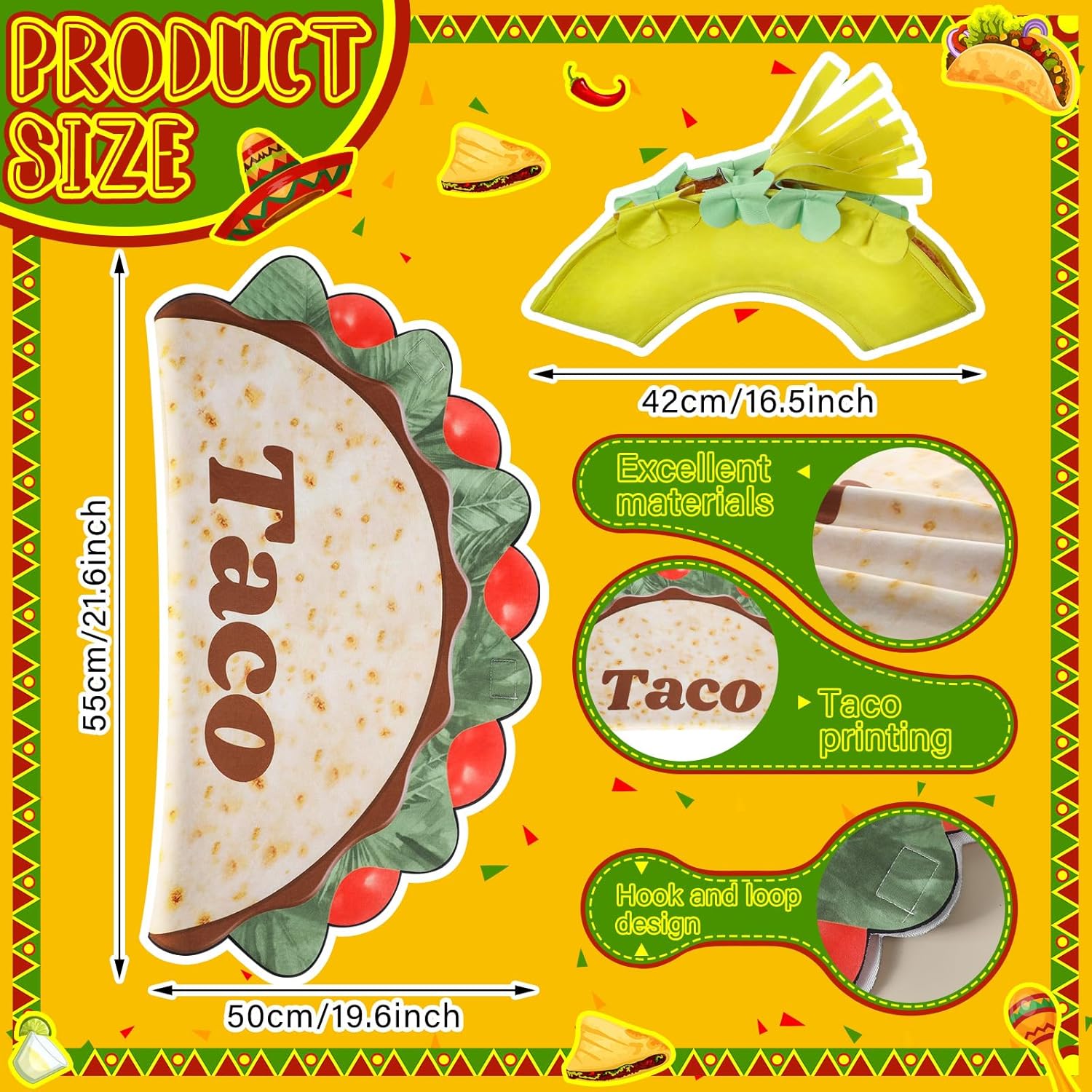 Halloween Baby Taco Trick or Treat Costume Set