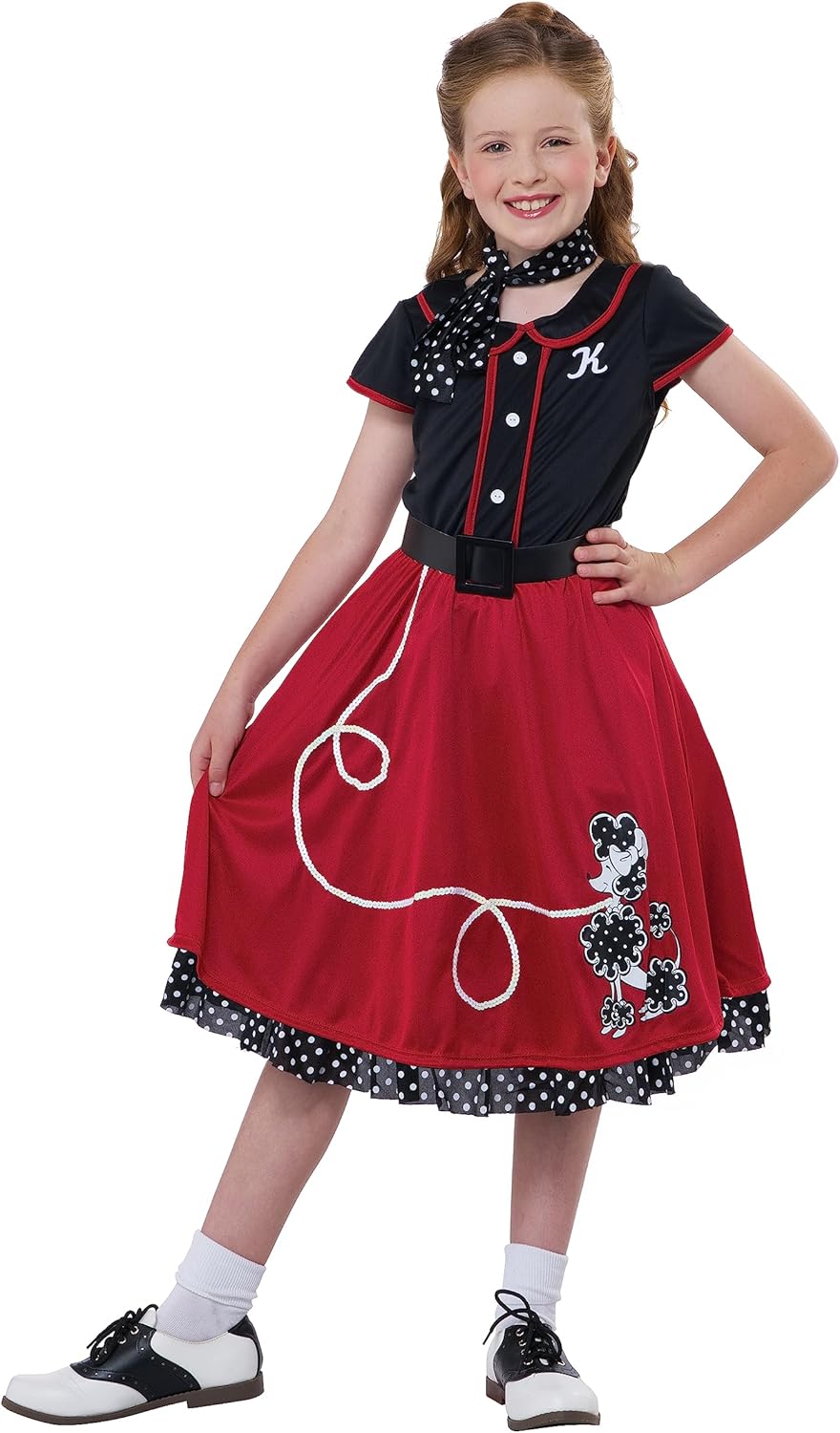 50s Sweetheart Party Costume for Girls