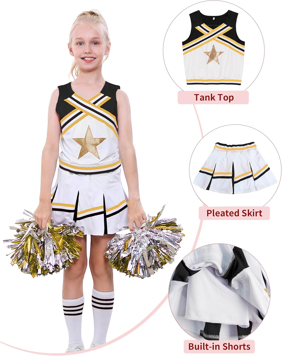Cheerleader Uniform - Profit Comfort Set for Girls