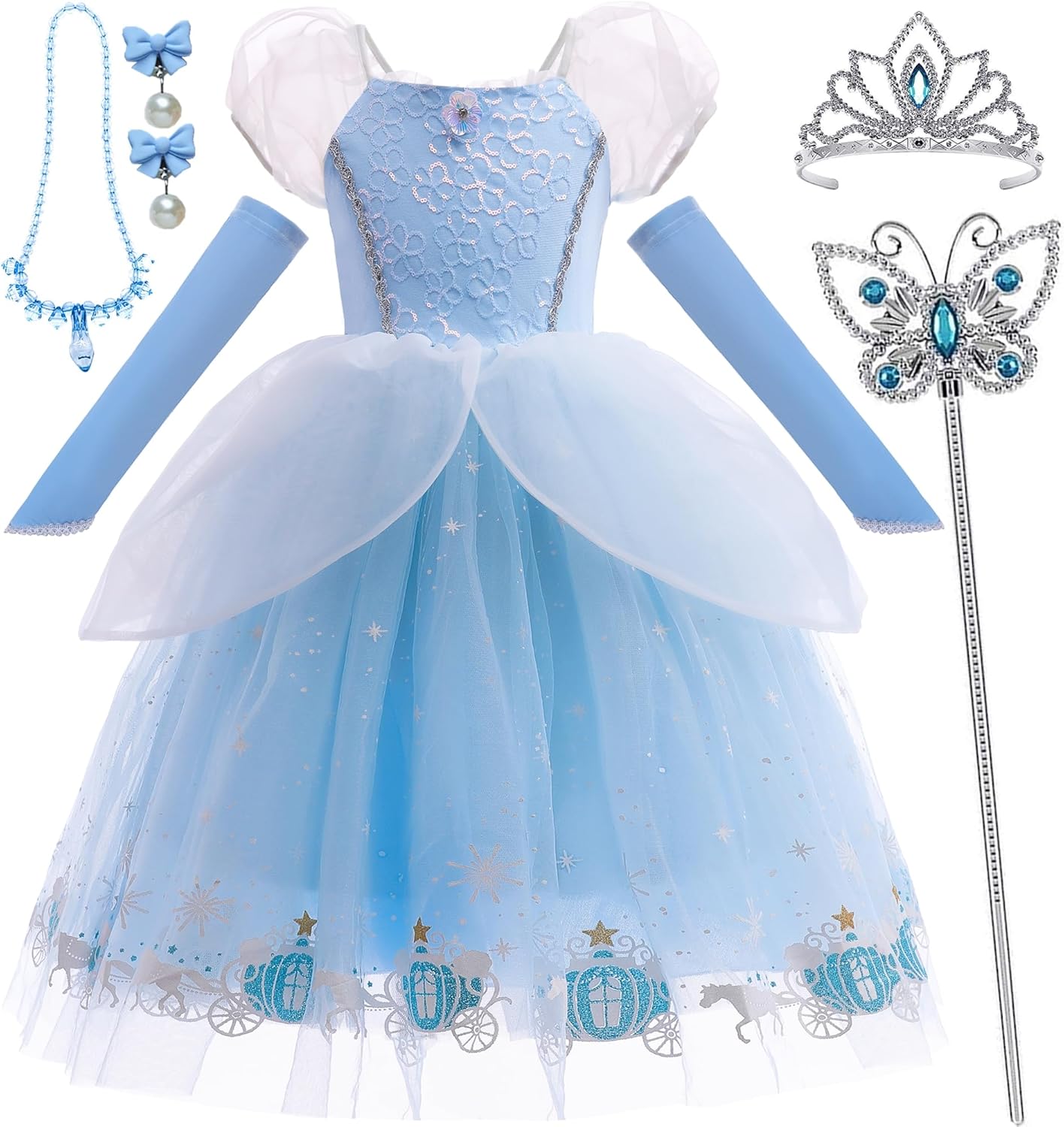 BanKids Princess Party Dress for Girls