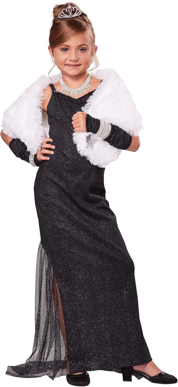 GIRLS HOLLYWOOD DIVA COSTUME